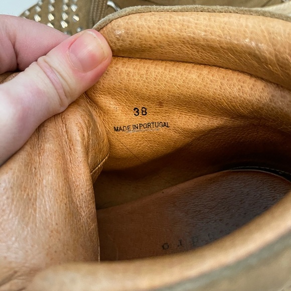 Sandro Light Brown Albatorock High Top Sneakers - Picture 9 of 10